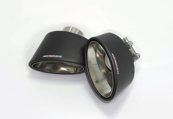 Carbon Endrohrset, oval - Imagen 3